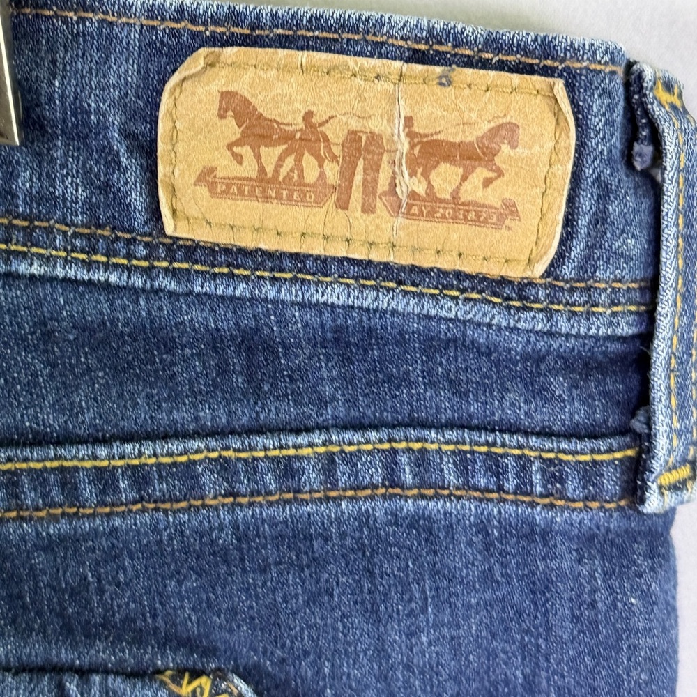 Levi’s 515 Bootcut Jeans Women’s 14L Medium Blue Stretch Denim 30” Inseam - Picture 7 of 11